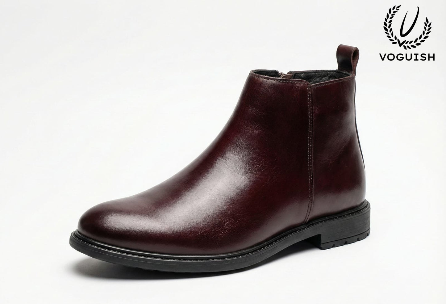 Leather Chelsea Boot for men - 1004 - Product View