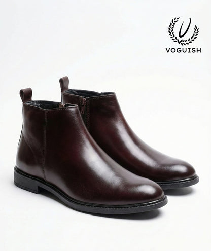 Leather Chelsea Boot for men - 1004 - Product View