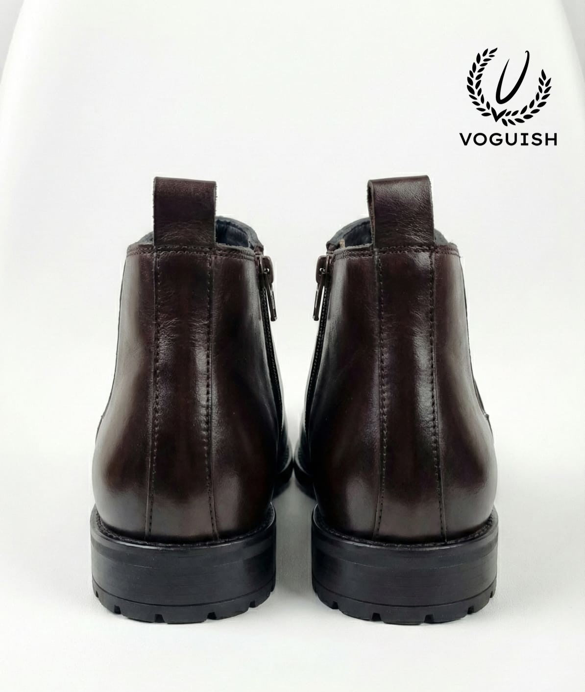 Leather Chelsea Boot for men - 1004 - Product View