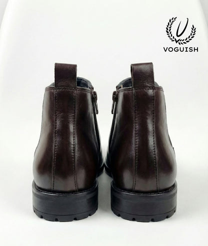 Leather Chelsea Boot for men - 1004 - Product View