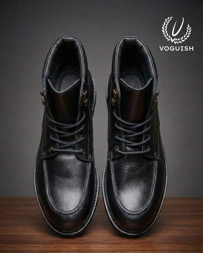 Leather Casual Boot Moc Toe - 3002 - Product View