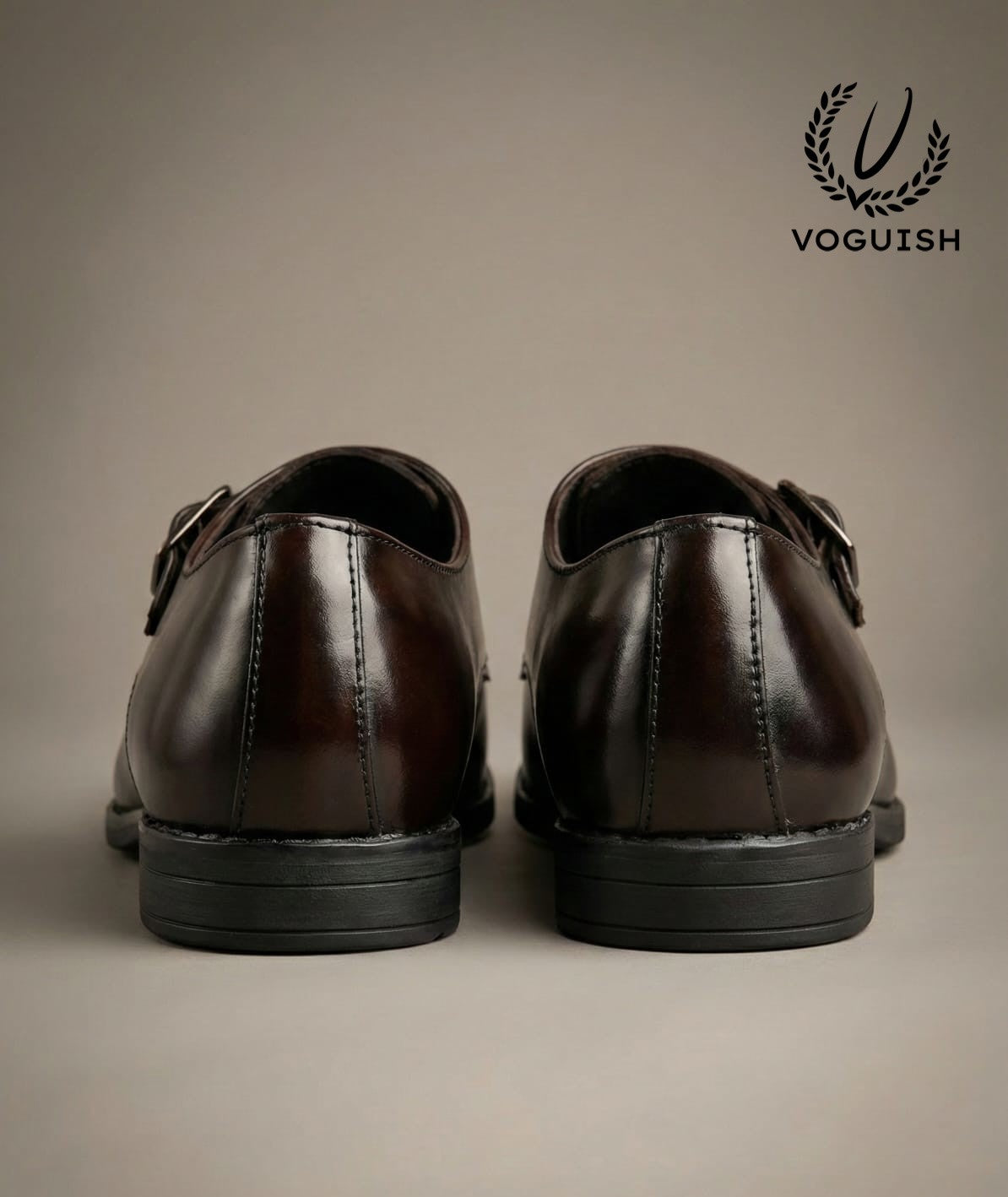 Leather Single Monk Formal Shoe for Men's - IMPERIALSTEP 004