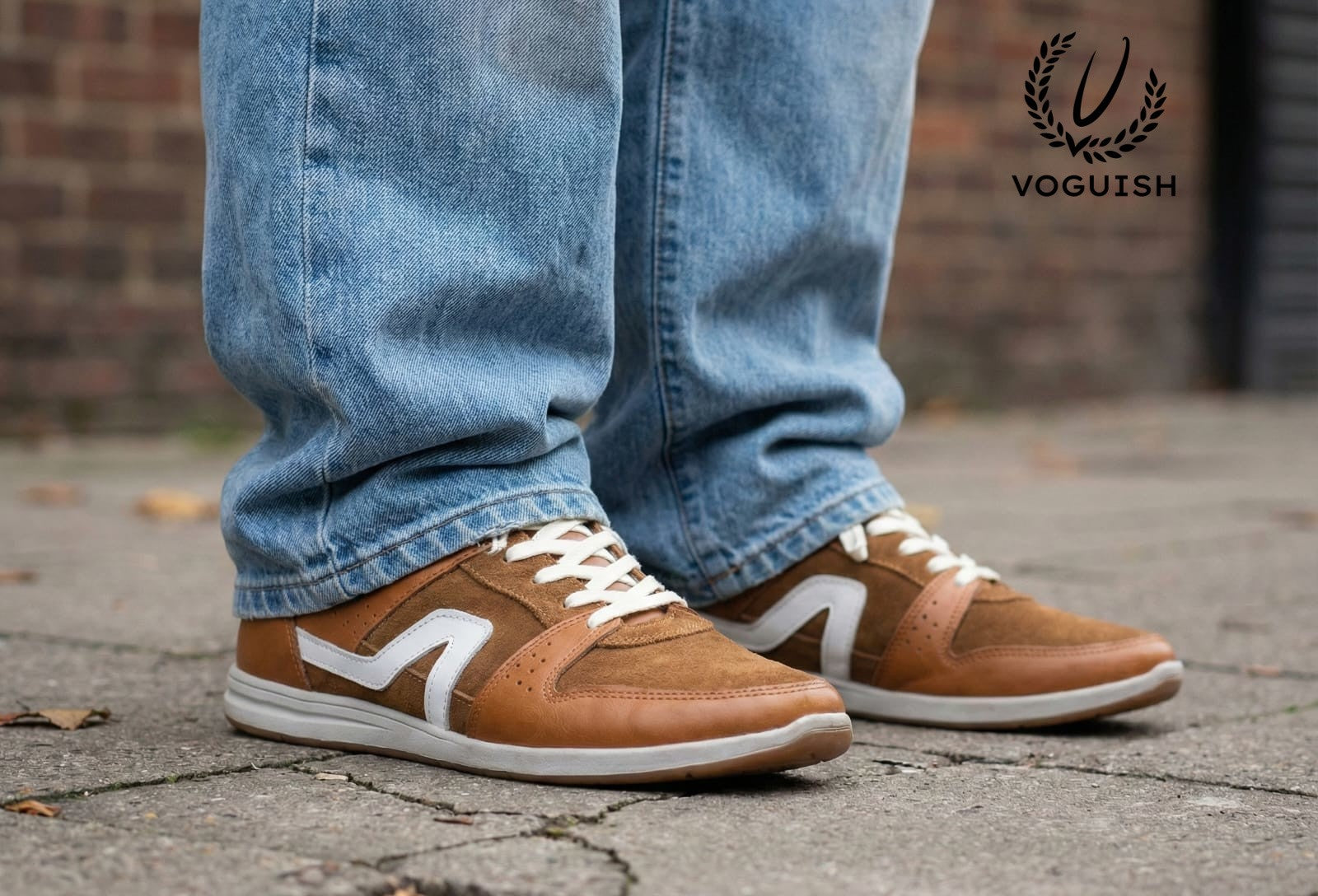 Casual Leather Sneaker  Men's - 2002 - Product View