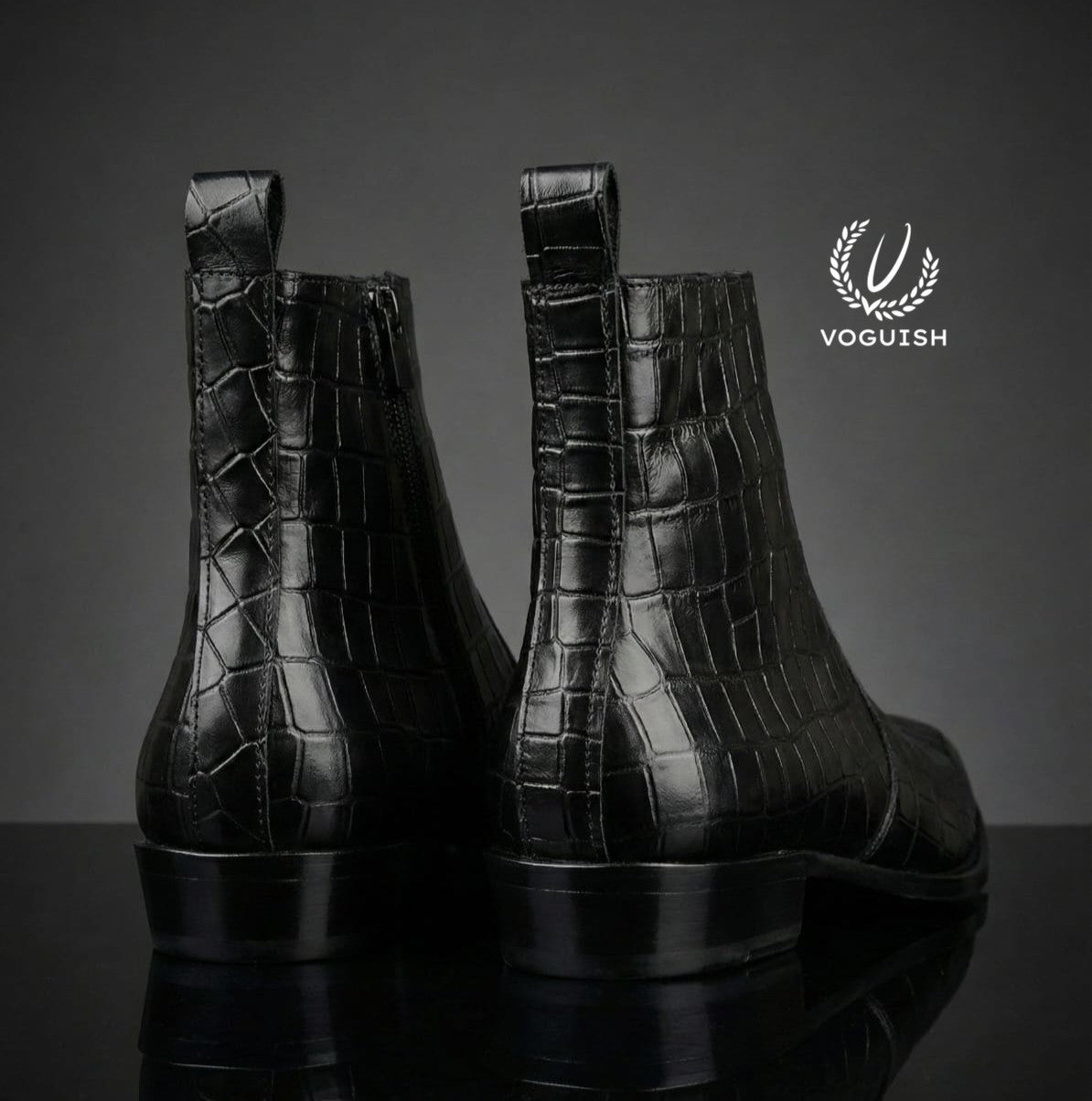 Handmade Chelsea Boot for Men's - 1053 - Product View