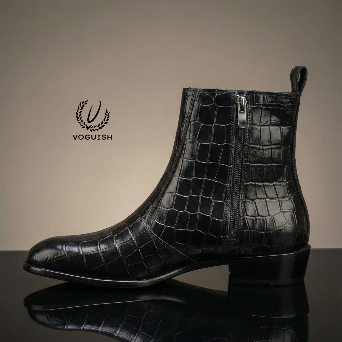 Handmade Chelsea Boot for Men's - 1053 - Product View