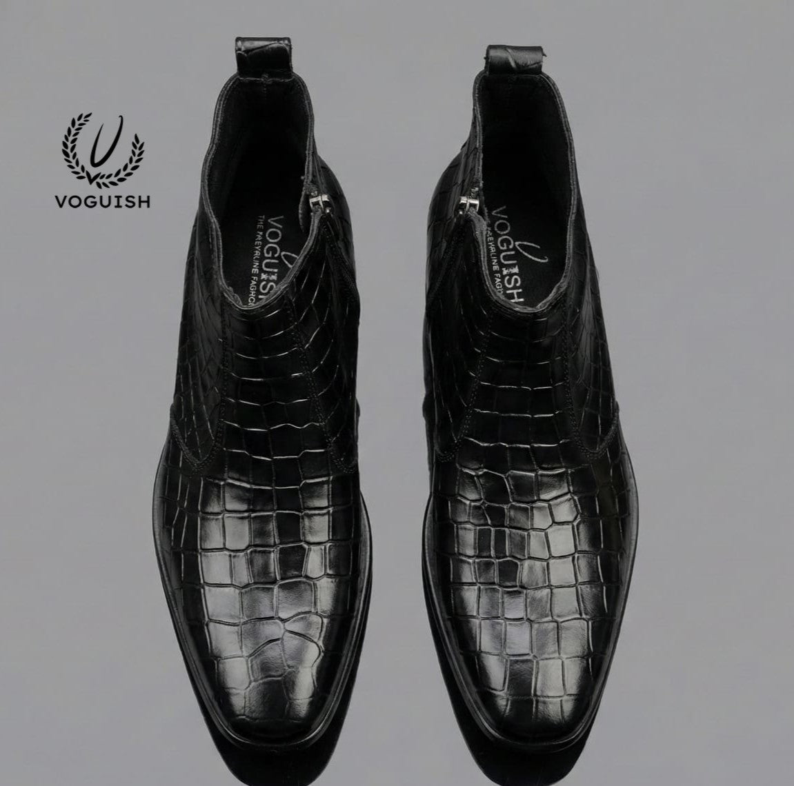 Handmade Chelsea Boot for Men's - 1053 - Product View