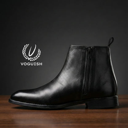 Leather Chelsea Boot  for Men's - 1021 - Product View