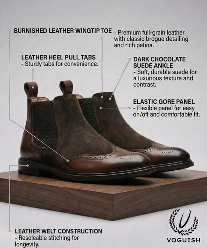Premium Chelsea Boot For Men's - 1003 - Product View