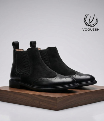 Premium Leather Chelsea Boot for Men's - 1003 - Product View