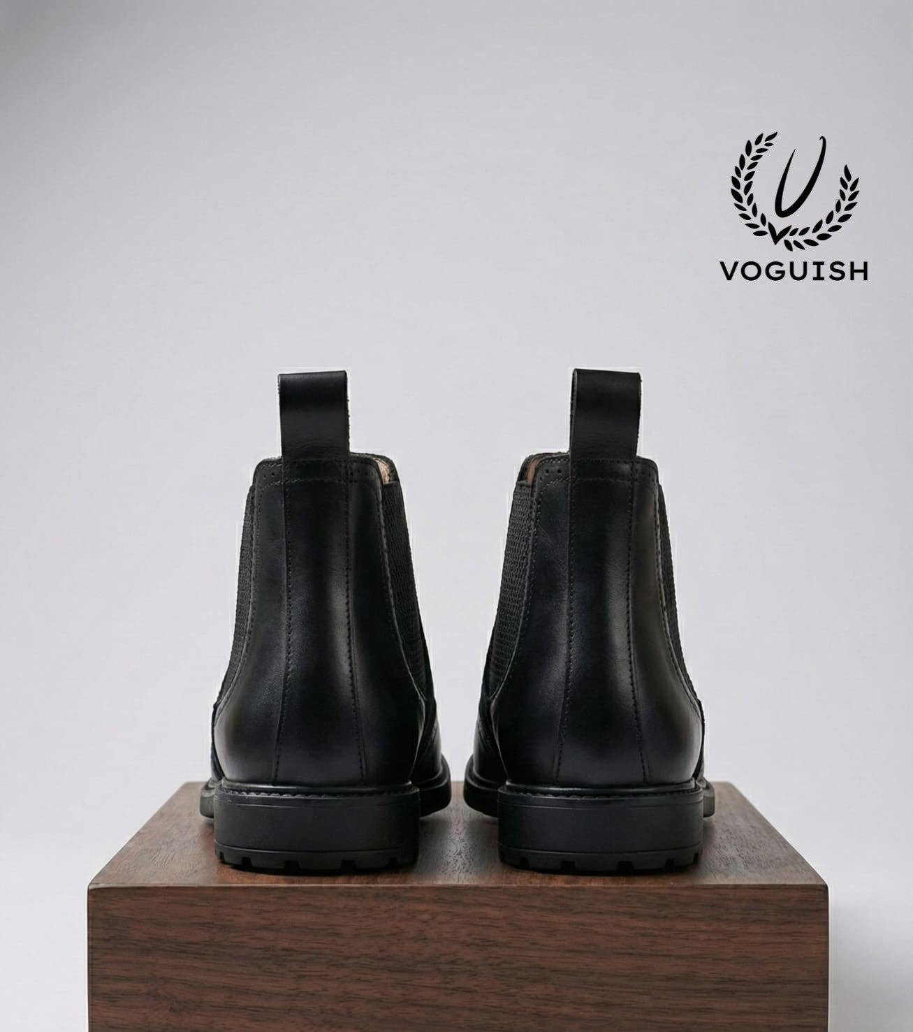 Premium Leather Chelsea Boot for Men's - 1003 - Product View